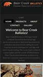 Mobile Screenshot of bearcreekballistics.com
